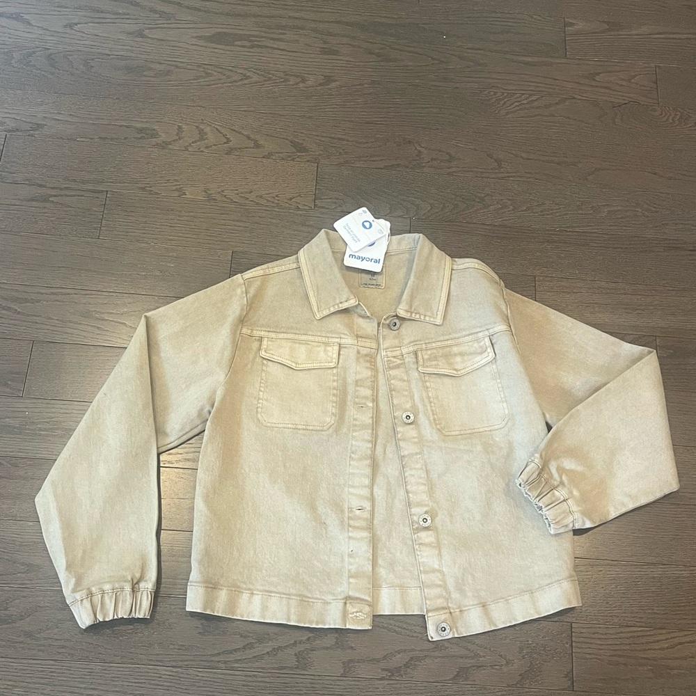 Mayoral Tan Jean Jacket for Kids